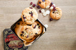 Recette facile de cookies au chocolat blanc et cranberries