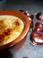 Crème brûlée vegan à la châtaigne - recette gourmande sans lactose 