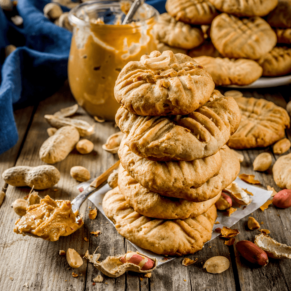 La recette de cookies au peanut butter, sans gluten, sans conservateur et Vegan. De la purée de cacahuète dans ton cookie. 