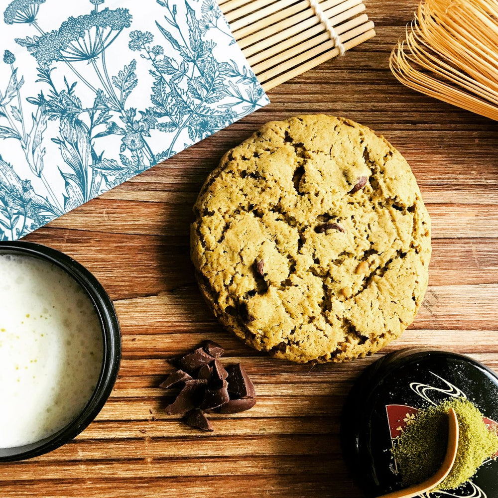 Recette de cookies japonais : matcha chocolat blanc