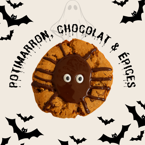 Cookie du Mois – Potimarron, Chocolat & Épices 🎃